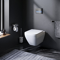 Унитаз подвесной FlashClean с сиденьем микролифт Spirit V2.0 C701701SC, Белый