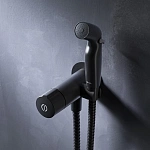 Гигиенический набор для скрытого монтажа с нажимным смесителем X-Joy F0H85A522, Черный