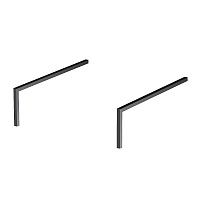 Комплект ножек для тумбы, 2 шт, черный матовый Sense M7BLEGSF0150BM, Черный