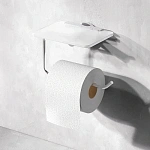 Держатель для туалетной бумаги с полкой X-Joy A85A341500, Хром