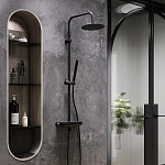 Душевая система c термостатом Scandinavian Pure 936760300, Черный