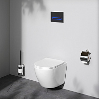 Унитаз подвесной AquaSpin 2.0 с сиденьем микролифт Like C801901SC, Белый