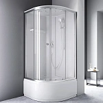 Душевая кабина 90x90 см, без гидромассажа X-Joy W94C-401A-090MT, Хром, прозрачное