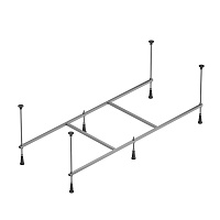 Каркас для ванны универсальный, 165х70 см X-Joy W00A-165-070W-R, Серый