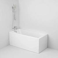 Декоративная фронтальная панель для ванны 150x70 см Gem W93A-150-070W-P, Белый