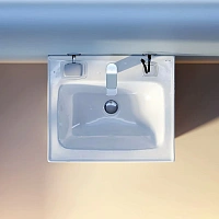Раковина мебельная, керамическая, 55 см X-Joy M85AWCC0552WG64, Белый