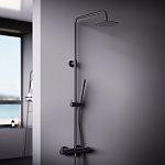Душевая система c термостатом Scandinavian Pure 936800300, Черный