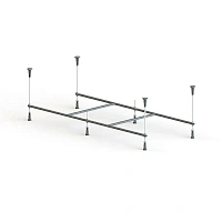 Каркас для ванны 170х70 см Gem W93A-170-070W-R, Серый