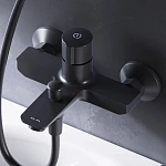 Смеситель для ванны и душа, нажимной TouchReel X-Joy F85A10522, Черный