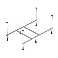 Каркас для ванны универсальный, 120х70 см X-Joy W00A-120-070W-R, Серый
